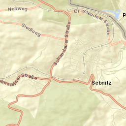 Sebnitz Street Map