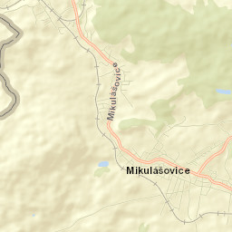 Mikulášovice Street Map