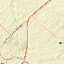 Strzegom Street Map