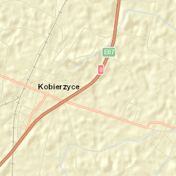 Kobierzyce Street Map
