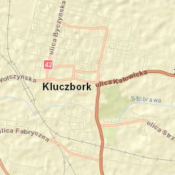 Kluczbork Street Map