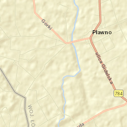 Pławno Street Map