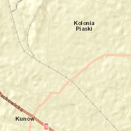 Kunów Street Map