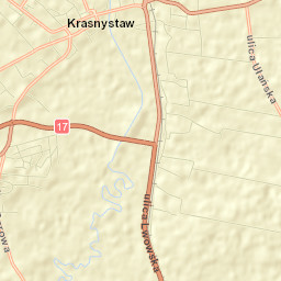 Krasnystaw Street Map