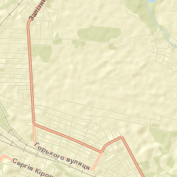 Korosten’ Street Map