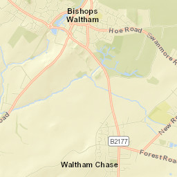 Bishops Waltham Street Map