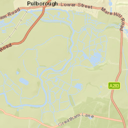 London Road, South Downs National Park Street Map