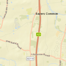 Hurstpierpoint Street Map