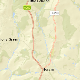 Horam Street Map