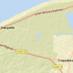Coquelles Street Map