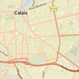 Calais Street Map