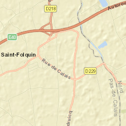 Saint-Folquin Street Map