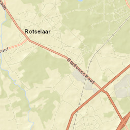 Rotselaar Street Map