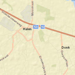 Halen Street Map