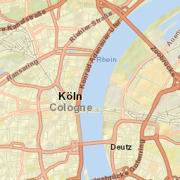 Köln Street Map