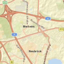 Höhenberg Street Map
