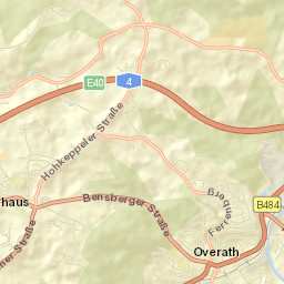 Overath Street Map
