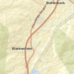 Breitenbach Street Map
