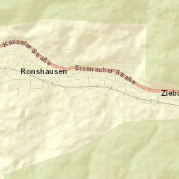 Ronshausen Street Map