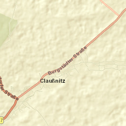 Claußnitz Street Map