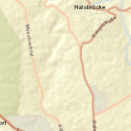 Halsbrücke Street Map