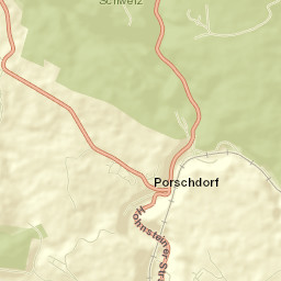 Porschdorf Street Map
