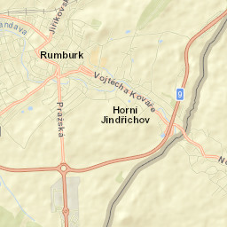 Rumburk Street Map