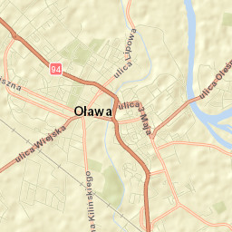 Oława Street Map