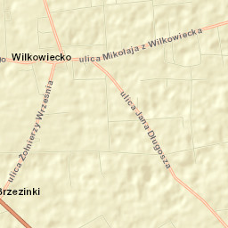 Powiat kłobucki Street Map