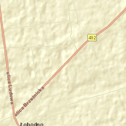 Łobodno Street Map