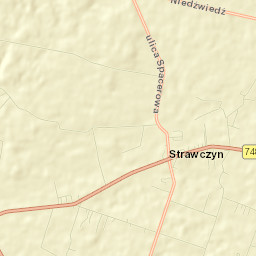 Strawczyn Street Map