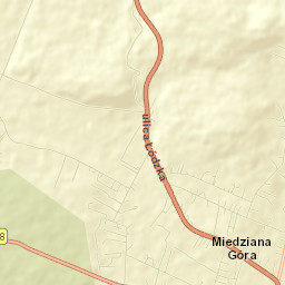 Miedziana Góra Street Map