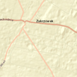 Zakrzówek Street Map