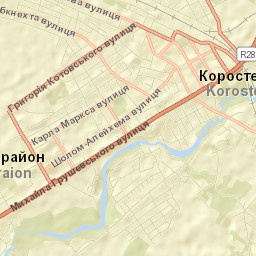 Korosten Street Map