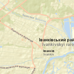 Ivankiv Street Map