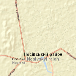 Nosivka Street Map