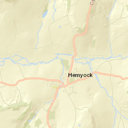 Hemyock Street Map