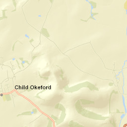 Child Okeford Street Map