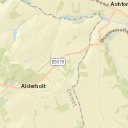 Alderholt Street Map