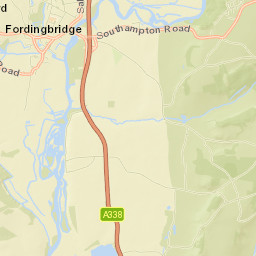 8 Round Hill, Fordingbridge, Hampshire SP6 Street Map