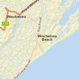 Winchelsea Beach Street Map