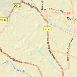 Coulogne Street Map