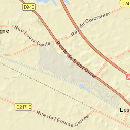Les Attaques Street Map