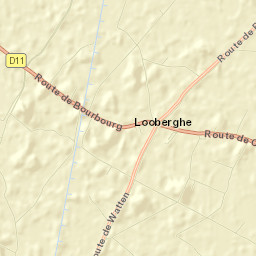 Looberghe Street Map