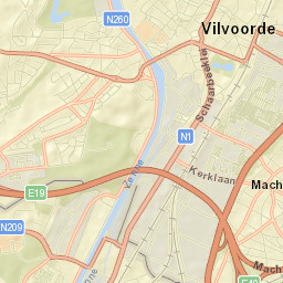 Vilvoorde Street Map