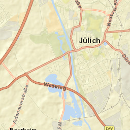 Jülich Street Map