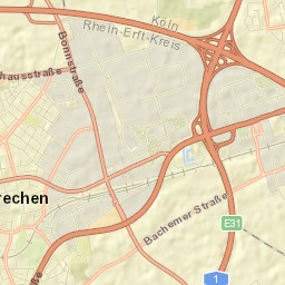 Frechen Street Map