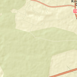 Kostomłoty Drugie Street Map