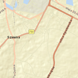 Ostrowiec Świętokrzyski Street Map