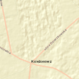Księżomierz Street Map